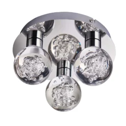 Leoch Bathroom Flush Ceiling Light - Chrome Effect 10 Leoch Bathroom Flush Ceiling Light - Chrome Effect -Energizer Sales Store 14301817 2145038438947642