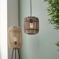 Saval Pendant Ceiling Light - Natural Bamboo -Energizer Sales Store 14301825 1615038438178055