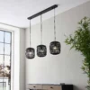 Saval 3 Lamp Pendant Diner Bar Light - Dark Bamboo 2 Saval 3 Lamp Pendant Diner Bar Light - Dark Bamboo -Energizer Sales Store 14301826 1265038437687258