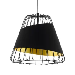 Eglo Austell Pendant Ceiling Light - Black & Gold -Energizer Sales Store 14302951 1155038223057475