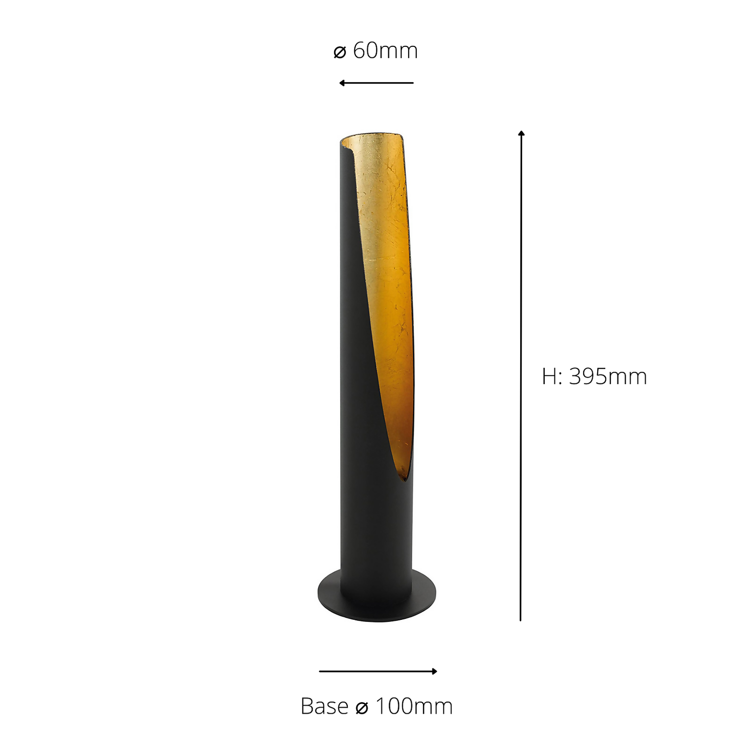 Eglo Barbotto Table Lamp - Black & Gold 7 Eglo Barbotto Table Lamp - Black & Gold - Image 5