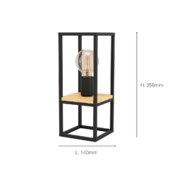 Eglo Libertad Table Lamp - Black 12 Eglo Libertad Table Lamp - Black -Energizer Sales Store 14302960 1375038223995626