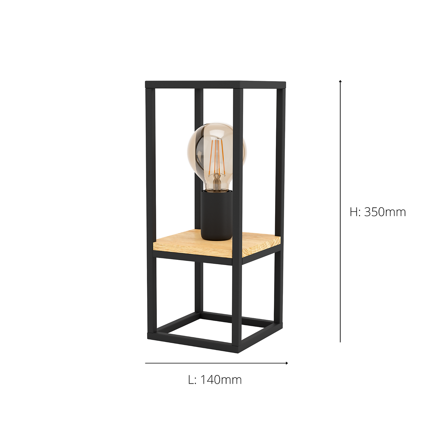 Eglo Libertad Table Lamp - Black 7 Eglo Libertad Table Lamp - Black - Image 5