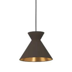 Eglo Nastasia 3 Lamp Pendant Diner Bar Light - Cappuccino & Brass -Energizer Sales Store 14302968 4365038223846400