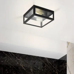 Eglo Amezola 2 Lamp Bathroom Ceiling/Wall Light