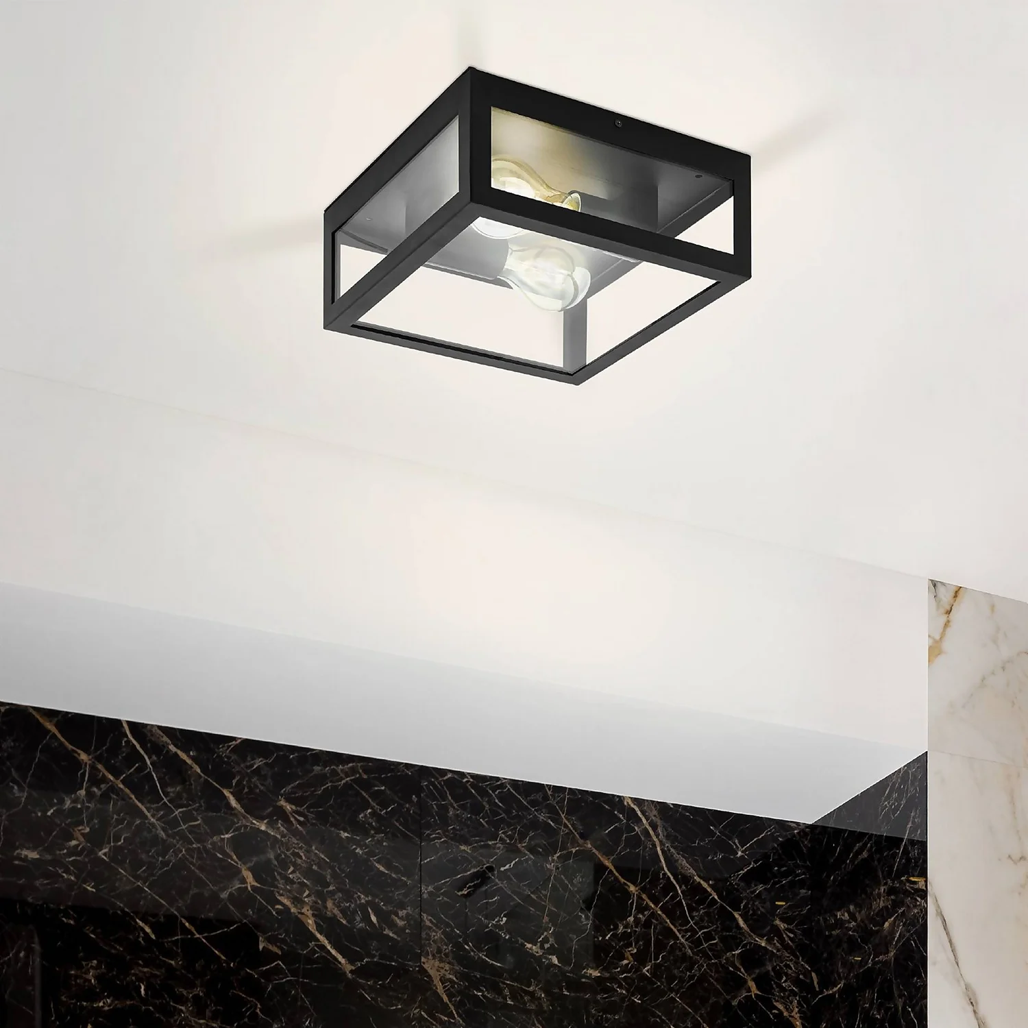 Eglo Amezola 2 Lamp Bathroom Ceiling/Wall Light 3 Eglo Amezola 2 Lamp Bathroom Ceiling/Wall Light