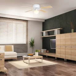 Eglo Cagliari Ceiling Fan With Light - Matt White -Energizer Sales Store 14742120 1685052700532232