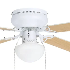 Eglo Cagliari Ceiling Fan With Light - Matt White -Energizer Sales Store 14742120 1825052700451901
