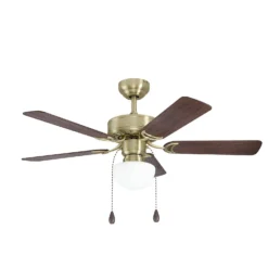 Eglo Cadiz Ceiling Fan With Light - Aged Brass & Wood 9 Eglo Cadiz Ceiling Fan With Light - Aged Brass & Wood -Energizer Sales Store 14742121 9905052700361127